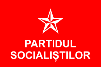 [flag of Partidul Socialiştilor din Republica Moldova]